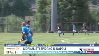 Giornalisti vs staff Napoli - Dimaro 2019