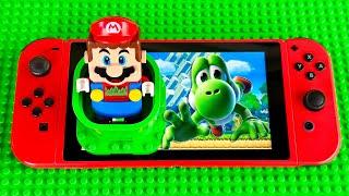 Mario enters the Nintendo Switch to save Yoshi! 🟢