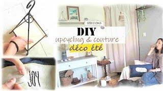 S2| DIY & idées déco d'été 》 upcycling lampe marocaine .tuto housse de coussin brodée à fermeture &+