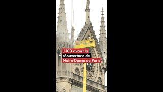 J-100 avant la réouverture de Notre-Dame de Paris