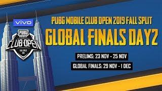 [Malay] PMCO Global Finals Day 2 | Vivo | Fall Split | PUBG MOBILE CLUB OPEN 2019