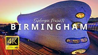 Birmingham City, England 󠁧󠁢󠁥󠁮󠁧󠁿 in 4K ULTRA HD 60FPS Video by Drone