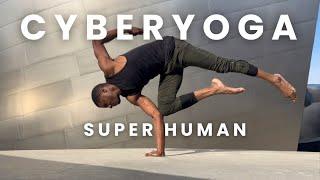 Cyberyoga Superhuman | Advanced Crow Pose & Airbaby Visual Spectacle