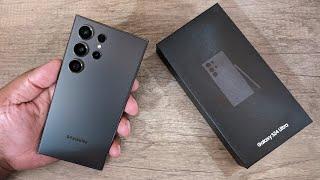Samsung Galaxy S24 Ultra black titanium Unboxing and Setup!