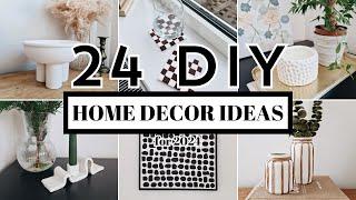 24 DIY HOME DECOR IDEAS FOR 2024 - EASY AND BUDGET FRIENDLY PROJECTS