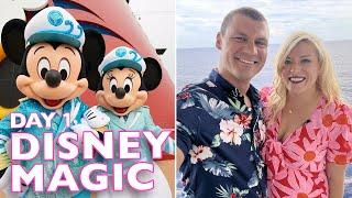 The BEST First Day On The DISNEY MAGIC 2023 | 25th Anniversary, Room Tour, Animator's Palate, Cruise