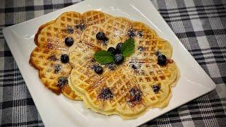 Blaubeeren-Waffeln; unkompliziert und schmeckt super lecker 