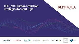 ESG_VC | Carbon reduction strategies for venture-backed businesses