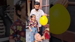 Anaya Or Papa Ne Dada Ke Sath Kiya Balloon Popping Game