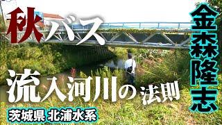 流入河川に狙いを定めて秋のオカッパリバス釣りを展開 2/2 『Make？！ 18 金森隆志×秋・北浦水系・流入河川の法則』イントロver.【釣りビジョン】その②