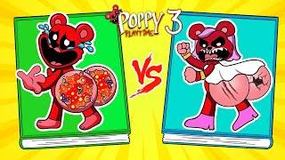 paper diy Poppy Playtime Chapter 3 BOBBY BEARHUG Boy vs Girl BIG Balloon implants | ASMR