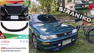 Universal Bumper Lip Installation on Toyota Corolla BigBody