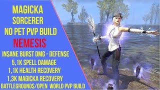 ESO Magicka Sorcerer PVP Build - Nemesis - Deadlands