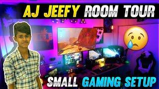 AJ JEFFY ROOM TOUR ||SMALLEST GAMING SETUP || WHAT IS IN MY ROOM  ||AJ JEFFY GAMING