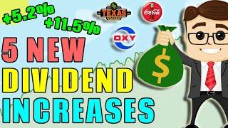 5 New Dividend Increases You Need to Know About!