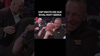 Georges St-Pierre runs into old Rival Matt Serra #shorts #ufc