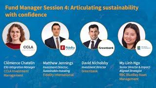 Fund managers discuss: 'Articulating sustainability with confidence' SRI Services & Partners - 10