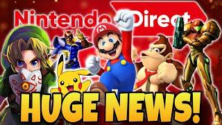 HUGE Nintendo Direct News Just Dropped!