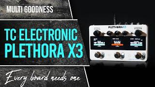 TC Electronic Plethora X3. Really a must have for any pedalboard. Outstanding!