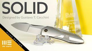 Award Winning WE Knife Solid Designed by GTC Knives