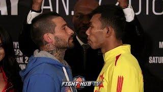 LUCAS MATTHYSSE GIVES AN INTENSE FACE OFF WITH TEWAT KIRAM AT THEIR FINAL PRESS CONFERENCE!