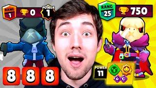 CROW MAXEN + 0 AUF 750 PUSHEN!  Brawl Stars