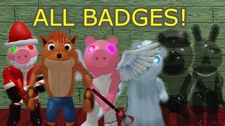 HOW TO GET ALL BADGES IN BETTER PIGGY ROLEPLAY! - Roblox