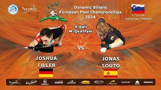 Filler V Souto in the 9-Ball Winners Qualifier: Dynamic Billard European Pool Championships 2024