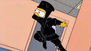 Bart is a ninja!
