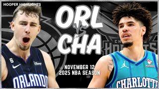 Orlando Magic vs Charlotte Hornets Full Game Highlights | Nov 12 | 2025 NBA Season