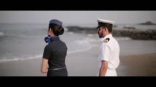 Indigo Cabin Crew and Merchant Navy couple pre-wedding film shot in Goa I Dreamcatchers Photography