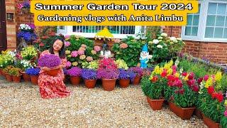 My summer garden tour 2024 | Nepali Gardening vlogs