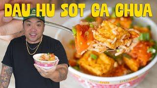 How to Make: Dau Hu Sot Ca Chua / Fried Tofu and Tomatoes