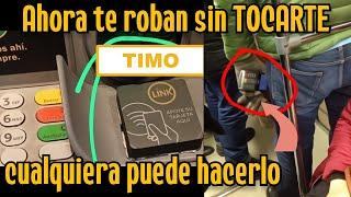 Robo sin contacto PROTEGE tarjetas de cajeros y CIBERDELINCUENTES