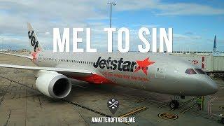 ️  JetStar economy flight Melbourne - Singapore | B787 Dreamliner