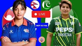 Nepal Women vs Pakistan Women Cricket Live | Women's Asia Cup 2024 | NEP vs PAK