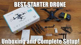 SNAPTAIN S5C WiFi FPV 720P HD Unboxing and Complete Setup for Beginners