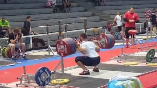 Split 2017, Training, Simon Martirosyan Squats 255 kg double