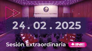 Sesión Extraordinaria Urgente del Consejo General (24/02/2025)