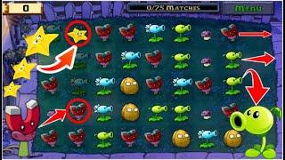 Touch-and-drag plants to make matches of 3 - Plants Vs Zombies Hack