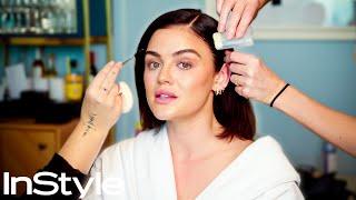 Lucy Hale Gets Ready for the Red Carpet | InStyle