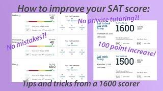 How I scored a 1600 on the SAT: My entire journey and tips for improving your score