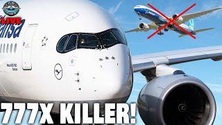 How Airbus A350 DESTROYED the 777X Shocked Everyone! Here's Why