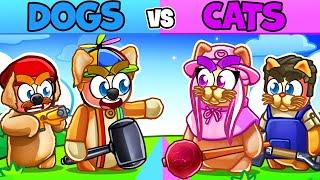 CATS vs DOGS in Party Animals!