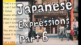 Can You Say This In Japanese? Part6 [Recorded by a native Japanese speaker] No.51-60