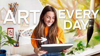 A Week in My Life as a Full Time Artist! Art Studio Vlog