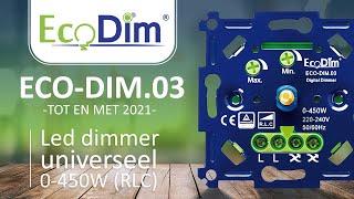 ECO-DIM.03 Led dimmer universeel 0-450W (RLC)