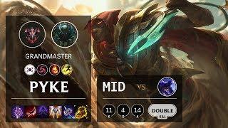 Pyke Mid vs Ryze - KR Grandmaster Patch 10.10