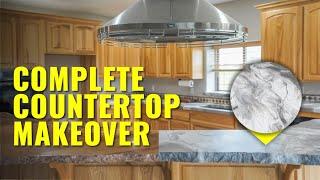 Decorative Epoxy Countertop Tutorial | Multi Tier Live Edge!