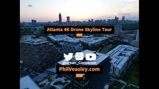 Atlanta, GA, USA 4K Drone Tour | Cinematic UHD Tour of Atlanta's Sprawling Skyline - May 2024